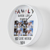 Custom Modern Family Love 10 Photo Collage (Hoek)