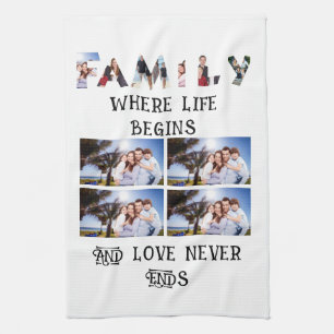 Custom Modern Family Love 10 Photo Collage Theedoek