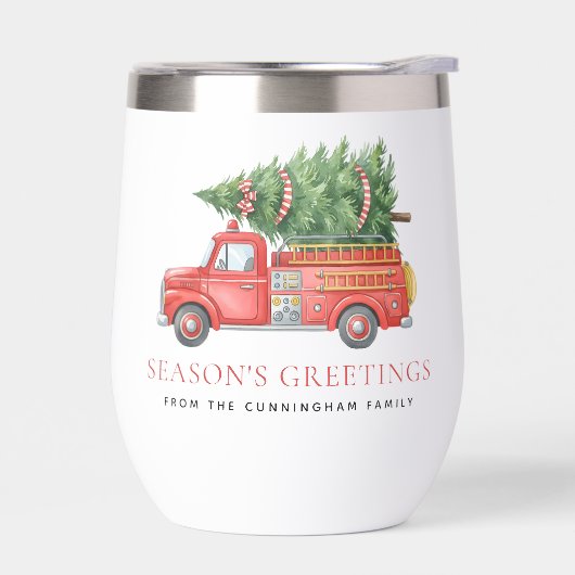 Custom Modern Firefighter Christmas Fire Truck  (Links)