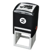 Custom Modern Firefighter Christmas Fire Truck  Zelfinktende Stempel (Product)