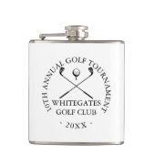 Custom Modern Golf Club Tournament  Heupfles (Voorkant)