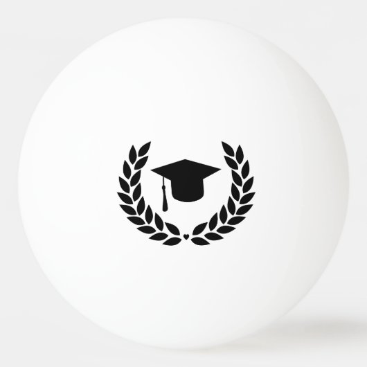 Custom Modern Graduation Party Pingpongbal (Voorkant)