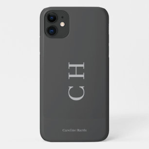 Custom Modern Grijs Case-Mate iPhone Case