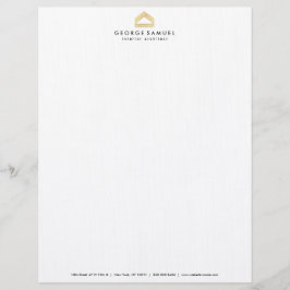 Custom Modern Home Design | Abstract Logo  Briefhoofd