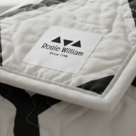 Custom Modern Iron op Kledinglabel Labels