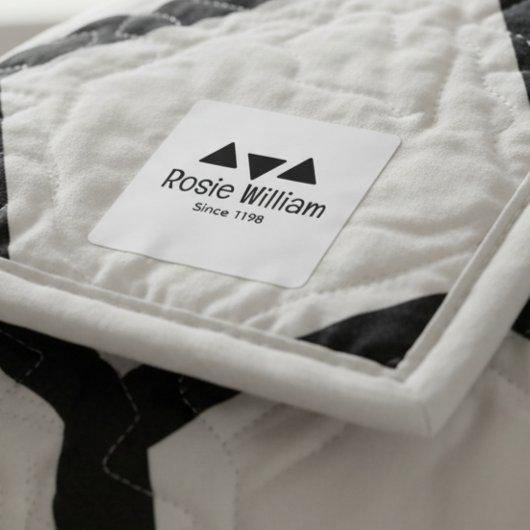 Custom Modern Iron op Kledinglabel Labels