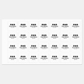 Custom Modern Iron op Kledinglabel Labels (Vel)