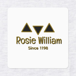 Custom Modern Iron op Kledinglabel Labels