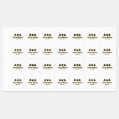 Custom Modern Iron op Kledinglabel Labels (Vel)