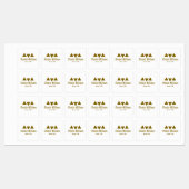 Custom Modern Iron op Kledinglabel Labels (Vel)