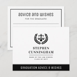 Custom Modern Law School Afstuderen Adviezen Wense Notitiekaartje