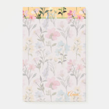 Custom Modern lieve mooie waterverf bloemen