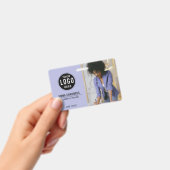 Custom Modern Logo Employee Photo Business Badge (Handheld)