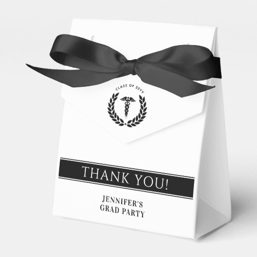 Custom Modern Medical School Afstuderen Bedankdoosjes (Voorkant Zijde)