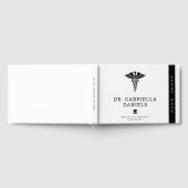 Custom Modern Medical School Doctor Graduation Gastenboek (Volledig)
