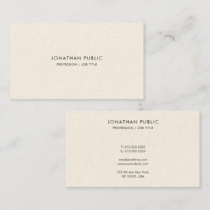 Custom Modern Minimal Gemakkelijk te maken Sjabloo Visitekaartje