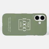 Custom Modern Minimalist Logo Business Branding Case-Mate iPhone Case (Achterkant (horizontaal))