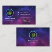 Custom Modern Minimalist Logo for Social Media &  Visitekaartje (Voorkant / Achterkant)