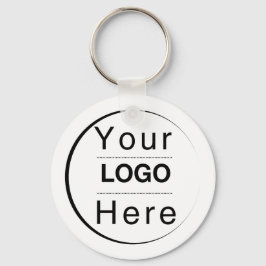 Custom Modern Minimalist Name & Initial  Sleutelhanger