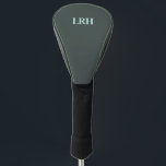 Custom Modern Monogram Sport Initiaal Golfheadcover<br><div class="desc">Voor de stijlvolle maar ingetogen golfer is deze klassieke monogramstijl een leuke touch. Personaliseer het met je initialen, doordrenk het met een vleugje individualiteit en verfijning. Met zijn hoogwaardige materialen en modern design beschermt deze hoofddeksel niet alleen uw clubs, maar maakt hij ook een gewaagde uitspraak over de cursus. Laat...</div>