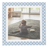 Custom Modern One Silly Goose 1st Birthday Photo Kubus (Rechts)