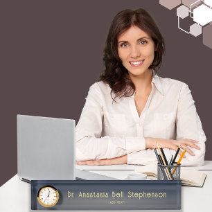 Custom Modern PhD Doctoraat Afstuderen Gift Naambordje