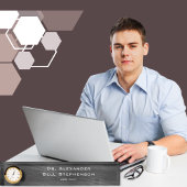 Custom Modern PhD Doctoraat Afstuderen Gift Naambordje