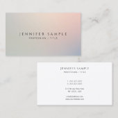 Custom Modern Professional Simple Template Visitekaartje (Voorkant / Achterkant)