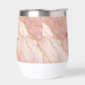 Custom Modern Rose Quartz Marble Gold (Links)
