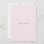 Custom Modern Roze Afstuderen 2025 Arch Foto Bedankkaart (Achterkant)