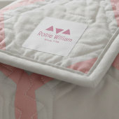 Custom Modern roze ijzer op Kledinglabel Labels