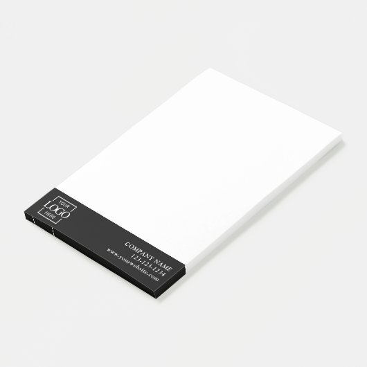 Custom Modern Simple Business Logo Professional  Post-it® Notes (Schuin)