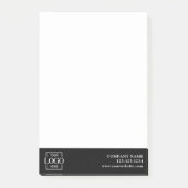 Custom Modern Simple Business Logo Professional Post-it® Notes (Voorkant)
