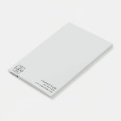 Custom Modern Simple Business Logo Professional  Post-it® Notes (Schuin)