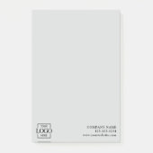 Custom Modern Simple Business Logo Professional  Post-it® Notes (Voorkant)