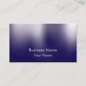 Custom Modern Stylish Blue Personalized Visitekaartje (Voorkant)