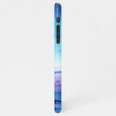 Custom Modern Tropical Island Beach Sunset Foto iPhone Hoesje (Linkerkant)