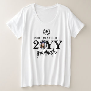 Custom Modern Trots Mama van de Afstuderen Ouder Grote Maat T-shirt