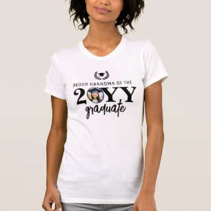 Custom Modern Trots Oma van de Afstuderen T-shirt