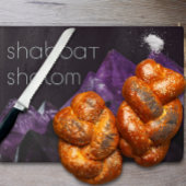 Custom Modern Unieke Faux Amethyst Shabbat Challah Snijplank
