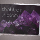 Custom Modern Unieke Faux Amethyst Shabbat Challah Snijplank