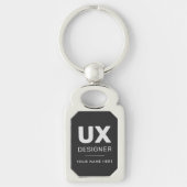 Custom Modern UX Designer Sleutelhanger  (Voorkant)