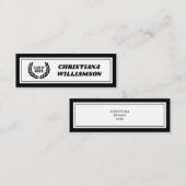 Custom Modern Vet Afstuderen Naam Kaart Inserts Contactkaartje (Voorkant / Achterkant)