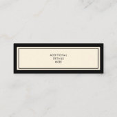 Custom Modern Vet Afstuderen Naam Kaart Inserts Contactkaartje (Achterkant)