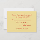 Custom Moderne Elegant Holiday kerstparty RSVP (Voorkant)