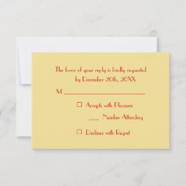 Custom Moderne Elegant Holiday kerstparty RSVP Kaartje