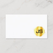 Custom Moderne Monogram Professional Elegant Visitekaartje (Voorkant)