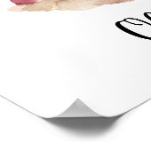 Custom Moeder Dochter Vriend Moederdag Poster (Hoek)