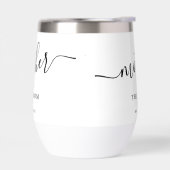 Custom Moeder van de Groom Script Kalligrafie Naam (Links)