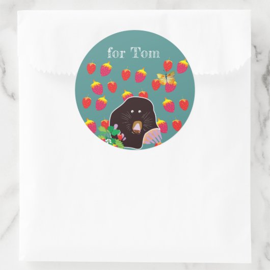 Custom Mole Kinder Celebration Sticker (Tas)